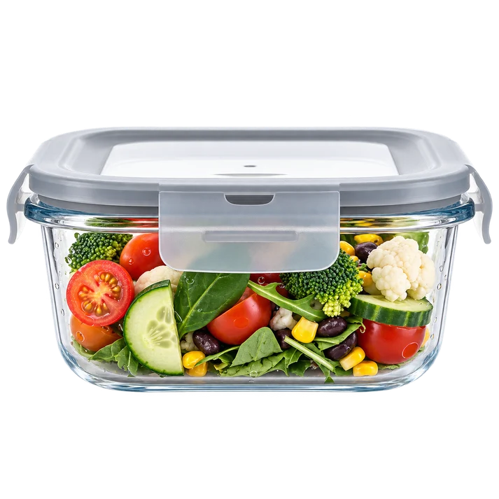 Skyline FC-03 - 3 Pcs x 320 ml Glass Food Container Set