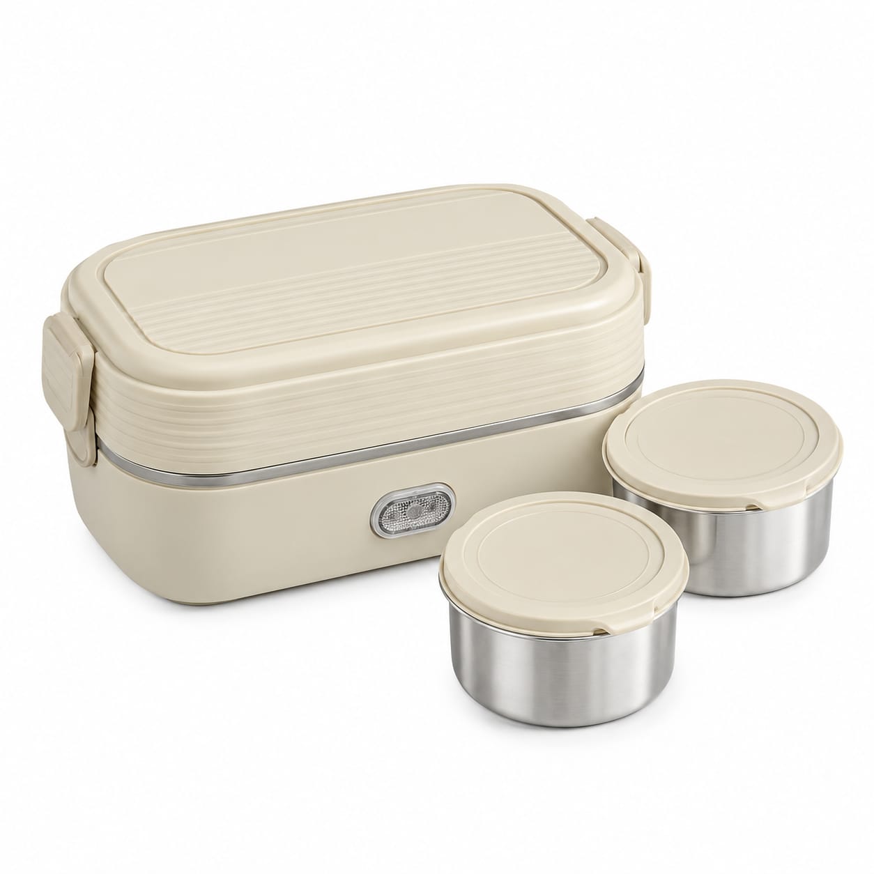 Skyline VTL-2829 Electric Lunch Box with 2 Stainless Steel Containers