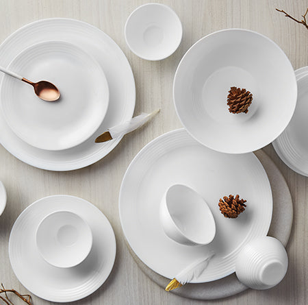 Larah Plainware Dinner Set