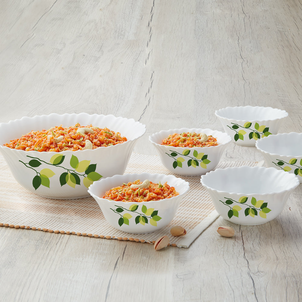 Larah Green Leaves Pudding Set (Mini)