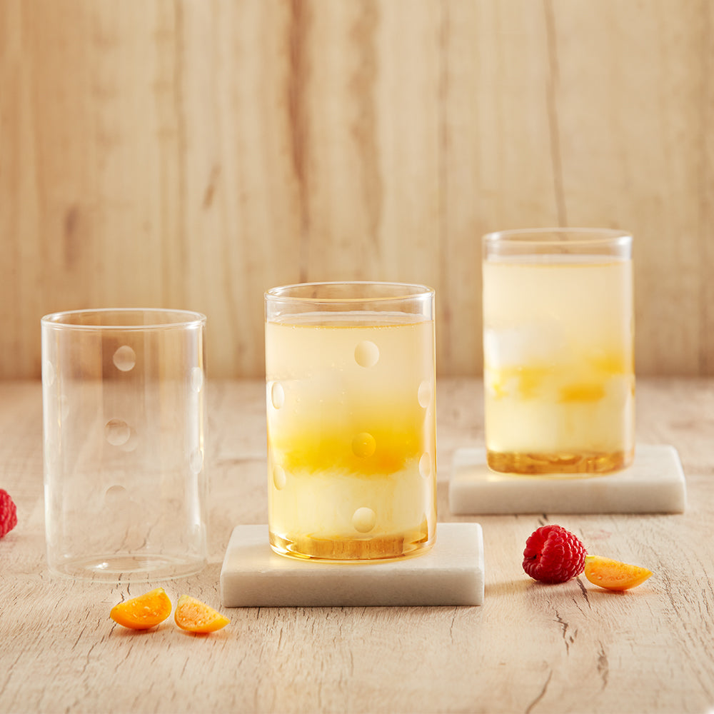 Medallion Glass Tumbler Set