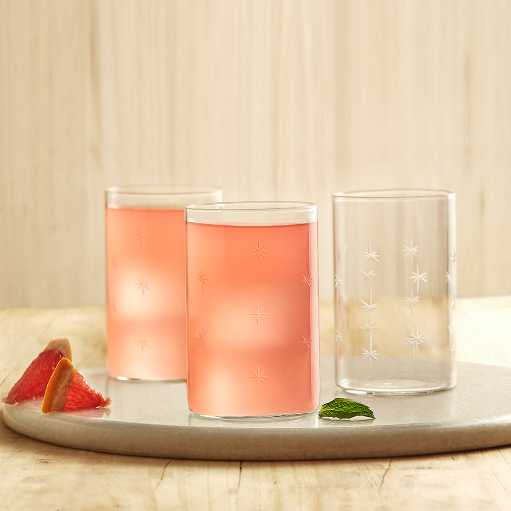 Galaxy Glass Tumbler Set