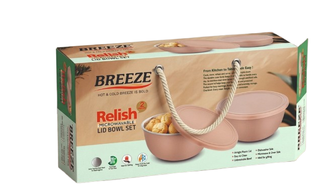 Breeze Relish Inner Steel Bowl Sets